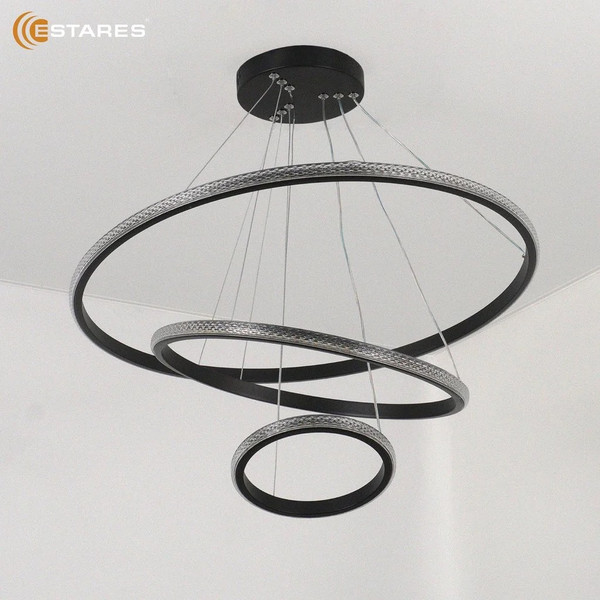 Изображение товара Люстра Estares Akrilika slim 70W 3R-APP-600x1100-BLACK/CLEAR-220-IP20