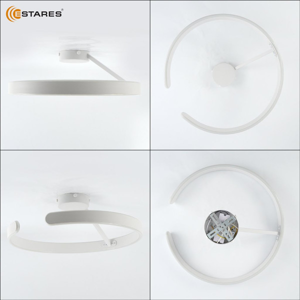Изображение товара Потолочный светильник Estares Madera 80W R-APP-500x170-WHITE/WHITE-220-IP20