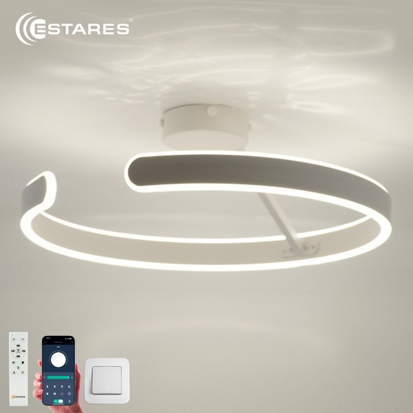Изображение товара Потолочный светильник Estares Madera 80W R-APP-500x170-WHITE/WHITE-220-IP20