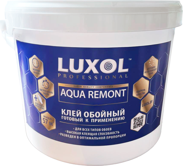 Изображение товара Клей для обоев Luxol Aqua Remont для всех видов (8кг)