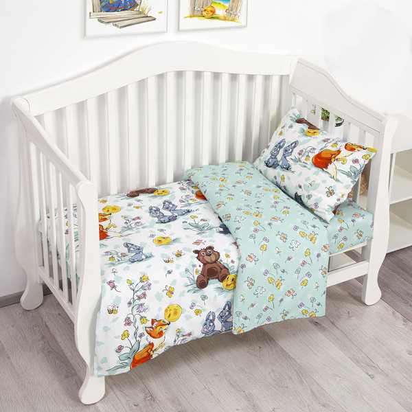 Изображение товара Комплект постельный для малышей АртПостель Колобок 922