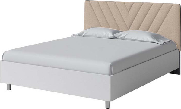 Изображение товара Полуторная кровать Proson Ora 120x200 (белый/Manhattan крем-брюле)