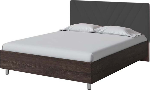 Изображение товара Полуторная кровать Proson Ora 120x200 (дуб кантербери/Teddy 021 древесный уголь)