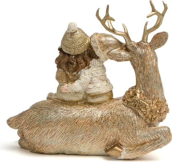 Изображение товара Статуэтка Lefard Дети на олене / 162-1282