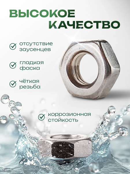 Изображение товара Гайка RockForce RF-06773 (62173), (300шт)