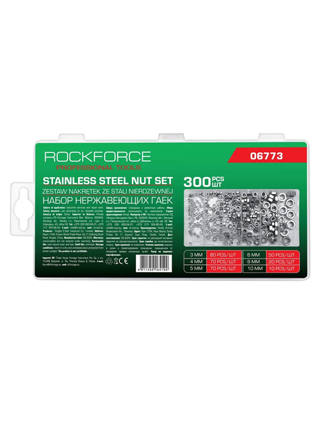Изображение товара Гайка RockForce RF-06773 (62173), (300шт)