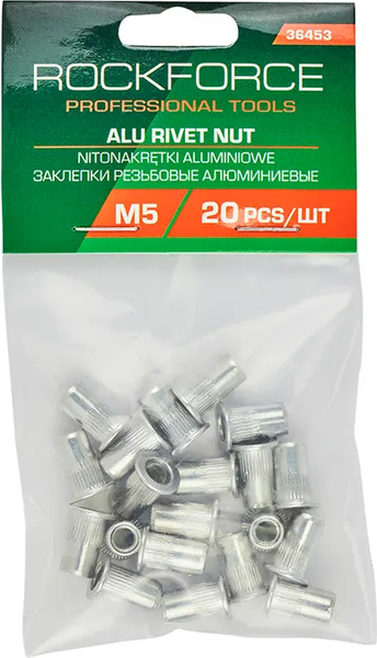 Изображение товара Набор заклепок RockForce RF-36453 (62193), (20шт)