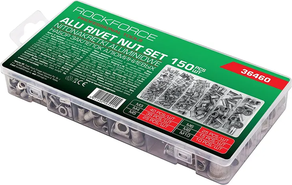 Изображение товара Набор заклепок RockForce RF-36460 (62195), (150шт)