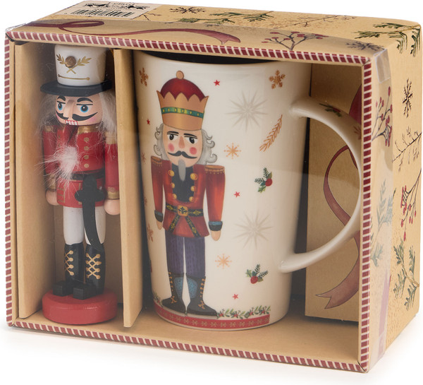 Изображение товара Подарочный набор Lefard Кружка с елочной игрушкой. Щелкунчик 580-098