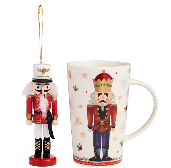 Изображение товара Подарочный набор Lefard Кружка с елочной игрушкой. Щелкунчик 580-098