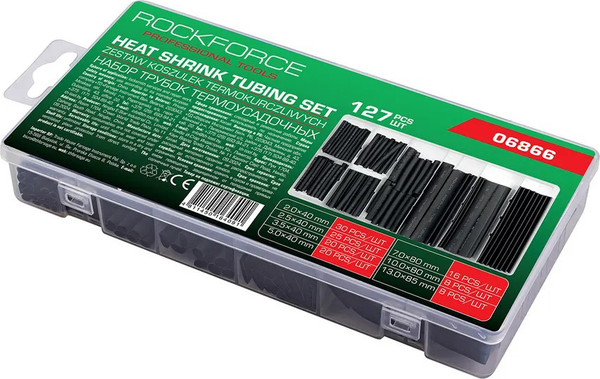 Изображение товара Набор трубок термоусаживаемых RockForce RF-06866 (62181)
