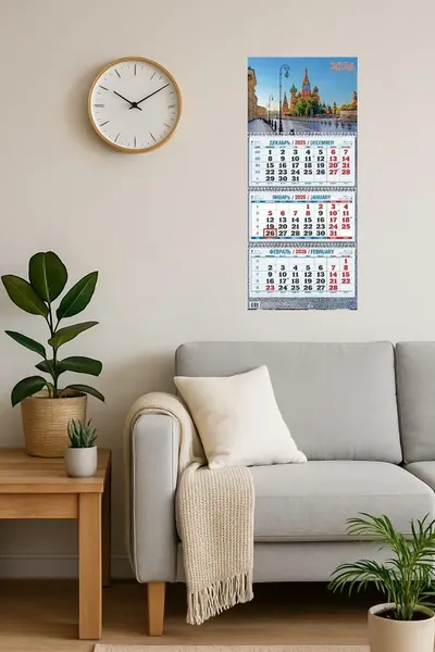 Изображение товара Календарь настенный Атберг 98 Храм Василия Блаженного (4610150101302)