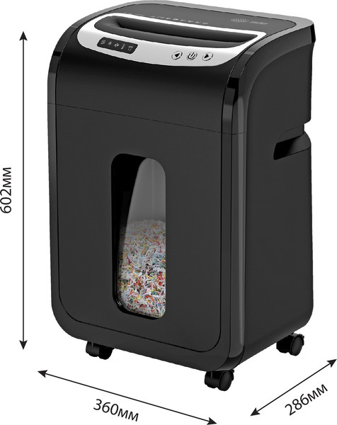 Изображение товара Шредер Cactus CS-SH-G6 (черный/серебристый)