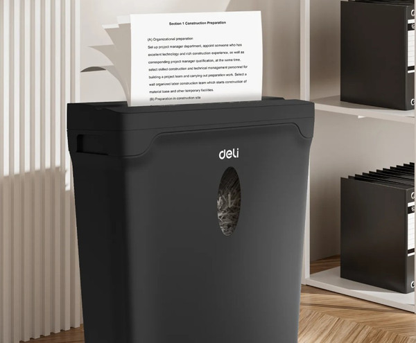 Изображение товара Шредер Deli ET014 (черный)