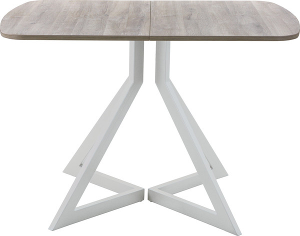 Изображение товара Обеденный стол AMC Elite Е20(1200) D2 (серебро/дуб уайт-ривер песочно-бежевый)