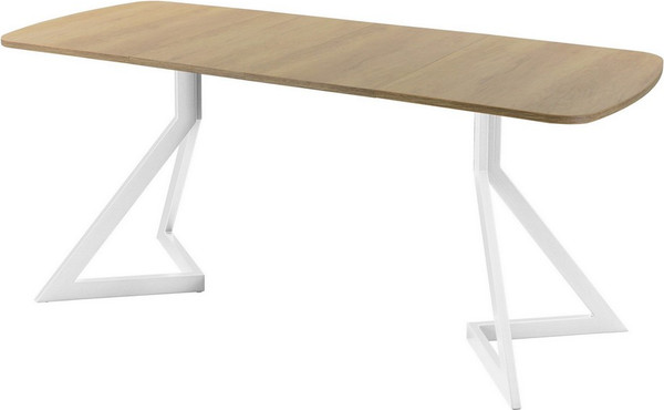 Изображение товара Обеденный стол AMC Elite Е20(1200) D2 (белый/дуб небраска натур)