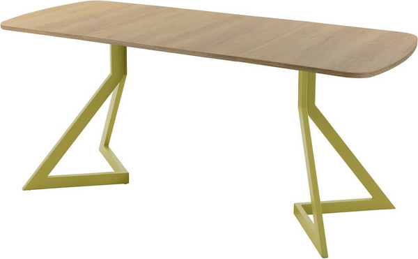 Изображение товара Обеденный стол AMC Elite Е20(1200) D2 (золото/дуб небраска натур)