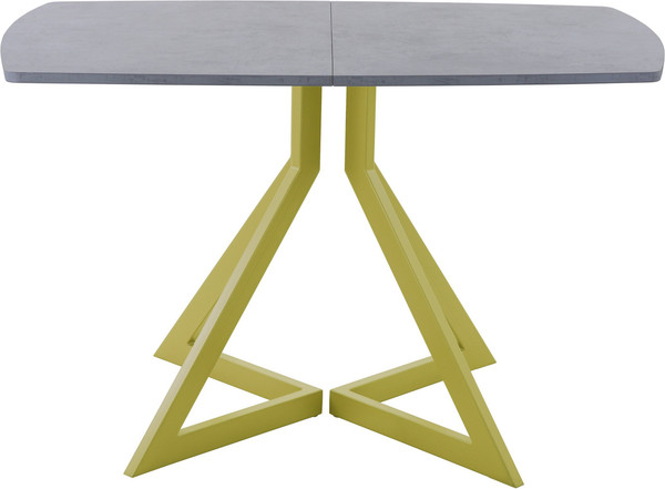 Изображение товара Обеденный стол AMC Elite Е20(1200) D2 (золото/бетон чикаго светло-серый)