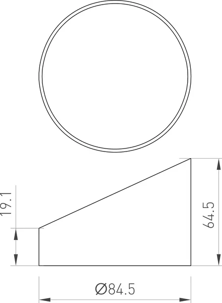Изображение товара Бленда для прожектора Arlight LGD-HOOD-R85 BK / 046770