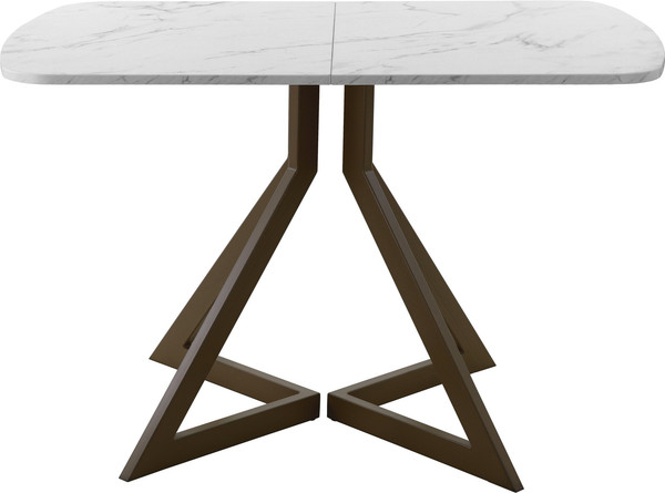 Изображение товара Обеденный стол AMC Elite Е20(1100) D2 (коричневый/мрамор кристалл)