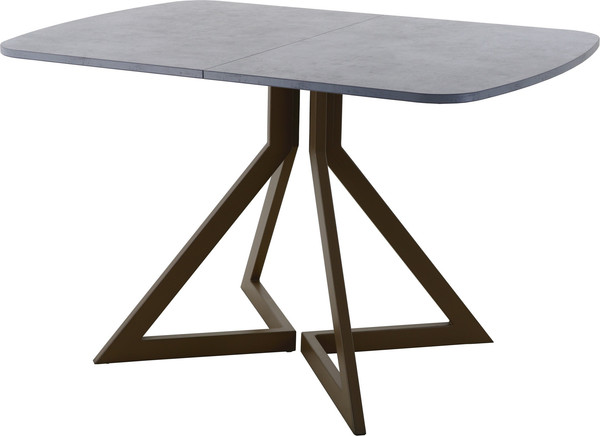 Изображение товара Обеденный стол AMC Elite Е20(1100) D2 (коричневый/бетон чикаго светло-серый)