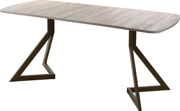 Изображение товара Обеденный стол AMC Elite Е20(1100) D2 (коричневый/дуб уайт-ривер песочно-бежевый)