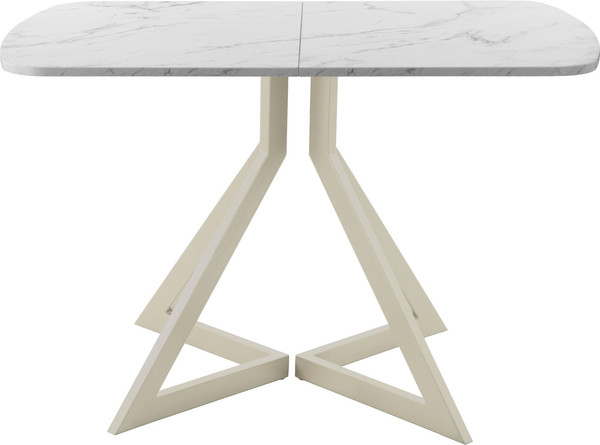 Изображение товара Обеденный стол AMC Elite Е20(1100) D2 (бежевый/мрамор кристалл)