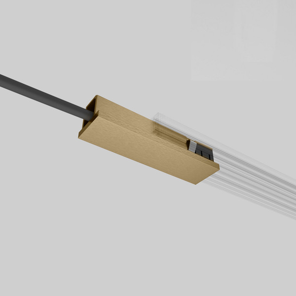 Изображение товара Ввод питания для трековой системы Elektrostandard Brass Line 85005/00 (латунь)