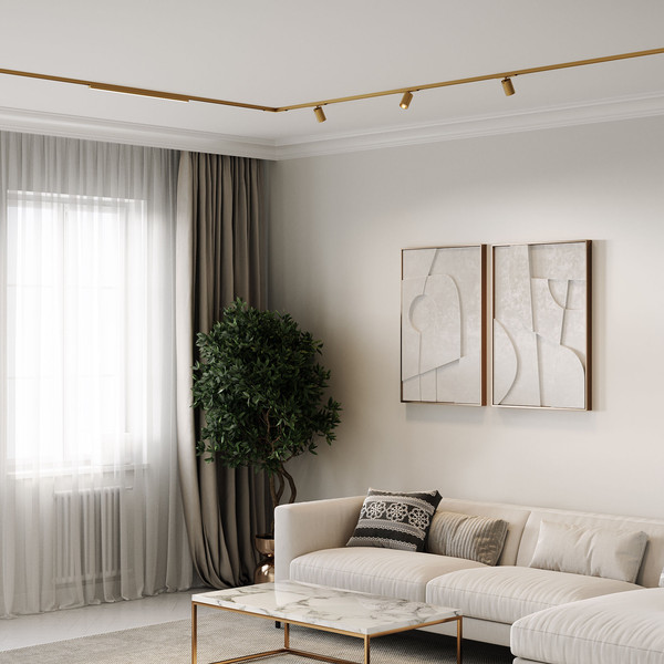 Изображение товара Ввод питания для трековой системы Elektrostandard Brass Line 85005/00 (латунь)