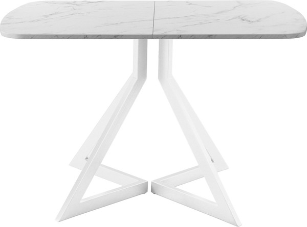 Изображение товара Обеденный стол AMC Elite Е20(1100) D2 (белый/мрамор кристалл)