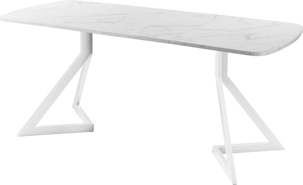 Изображение товара Обеденный стол AMC Elite Е20(1100) D2 (белый/мрамор кристалл)