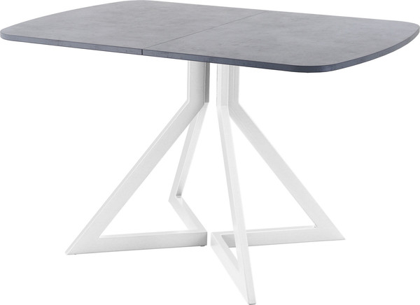 Изображение товара Обеденный стол AMC Elite Е20(1100) D2 (белый/бетон чикаго светло-серый)