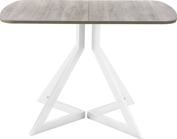 Изображение товара Обеденный стол AMC Elite Е20(1100) D2 (белый/дуб уайт-ривер песочно-бежевый)