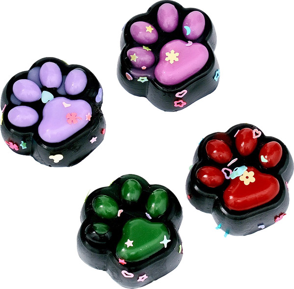 Изображение товара Набор сквишей Sima-Land Черные лапки / 10843355 (4шт)