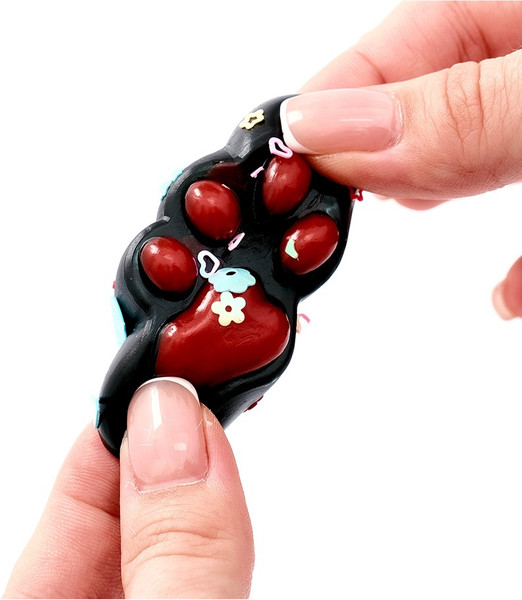 Изображение товара Набор сквишей Sima-Land Черные лапки / 10843355 (4шт)