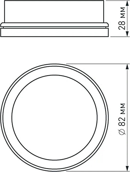 Изображение товара Кольцо декоративное для светильника Arlight SP-POLO-R85 GD / 020882