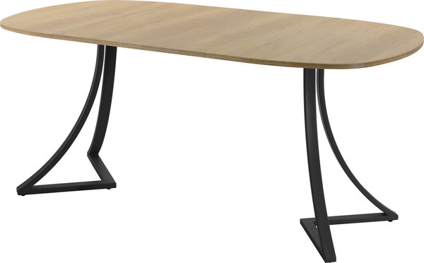 Изображение товара Обеденный стол AMC Elite Е24(900) D7 (черный/дуб небраска натур)