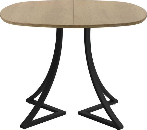 Изображение товара Обеденный стол AMC Elite Е24(900) D7 (черный/дуб небраска натур)