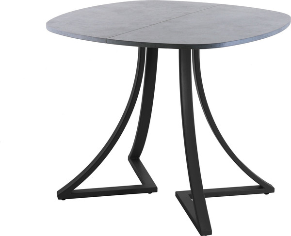 Изображение товара Обеденный стол AMC Elite Е24(900) D7 (черный/бетон чикаго светло-серый)