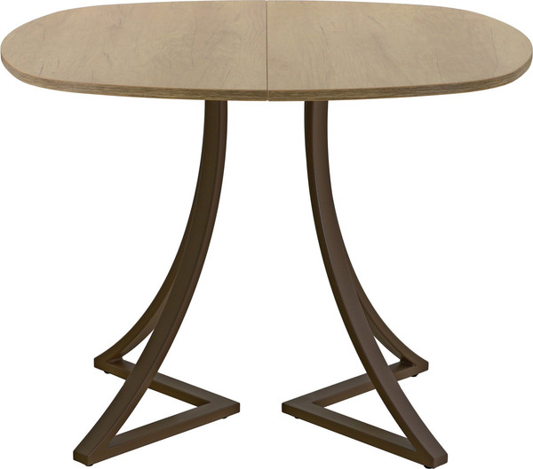 Изображение товара Обеденный стол AMC Elite Е24(900) D7 (коричневый/дуб небраска натур)