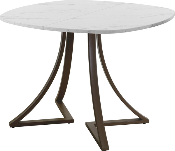 Изображение товара Обеденный стол AMC Elite Е24(900) D7 (коричневый/мрамор кристалл)