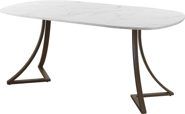 Изображение товара Обеденный стол AMC Elite Е24(900) D7 (коричневый/мрамор кристалл)