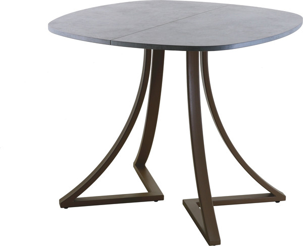 Изображение товара Обеденный стол AMC Elite Е24(900) D7 (коричневый/бетон чикаго светло-серый)