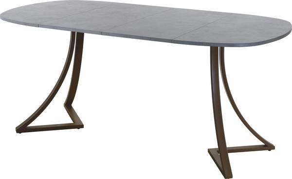 Изображение товара Обеденный стол AMC Elite Е24(900) D7 (коричневый/бетон чикаго светло-серый)