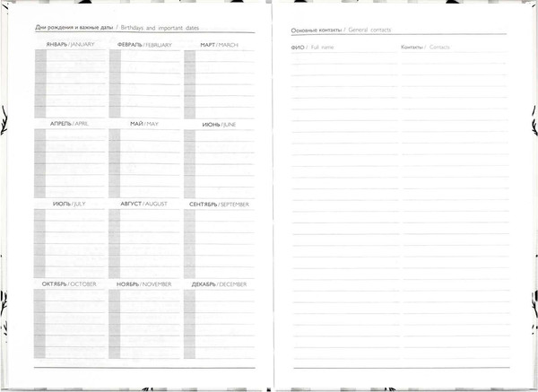 Изображение товара Ежедневник Феникс+ Diary. Береза / 71554