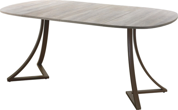 Изображение товара Обеденный стол AMC Elite Е24(900) D7 (коричневый/дуб уайт-ривер песочно-бежевый)