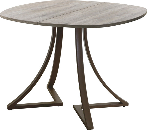 Изображение товара Обеденный стол AMC Elite Е24(900) D7 (коричневый/дуб уайт-ривер песочно-бежевый)