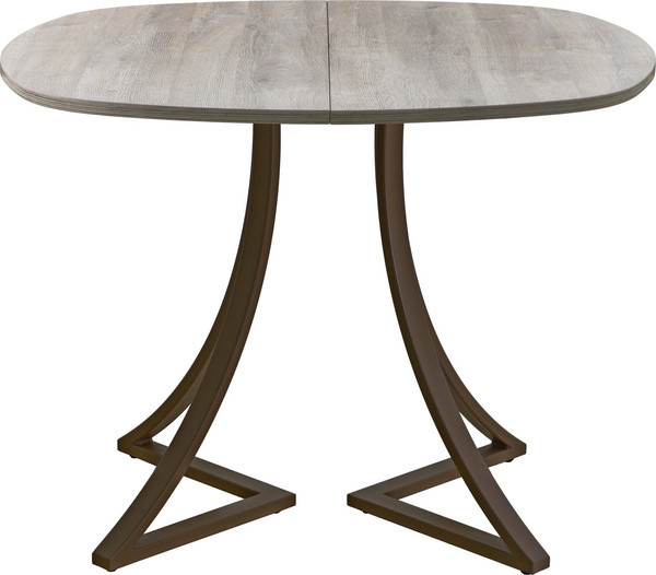 Изображение товара Обеденный стол AMC Elite Е24(900) D7 (коричневый/дуб уайт-ривер песочно-бежевый)