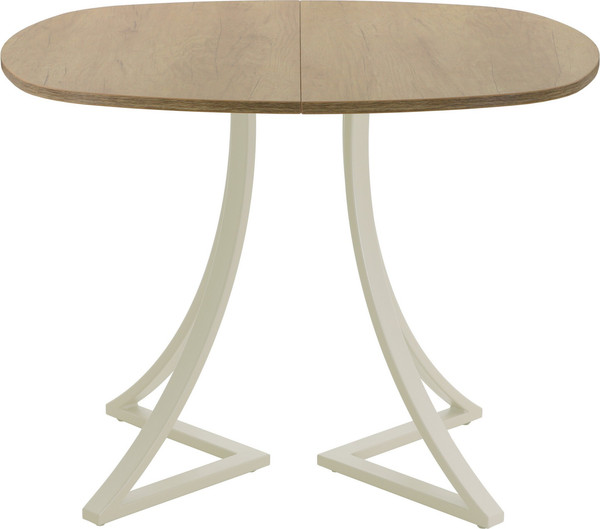 Изображение товара Обеденный стол AMC Elite Е24(900) D7 (бежевый/дуб небраска натур)