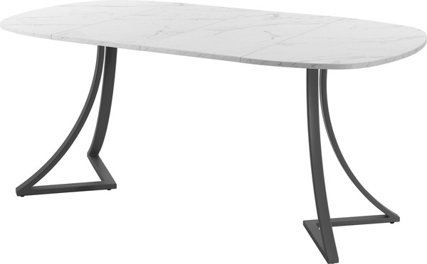 Изображение товара Обеденный стол AMC Elite Е24(900) D7 (графит/мрамор кристалл)